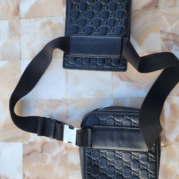 Gucci GG Signature Belt Bag with Double Pocket - Picture 5 of 11